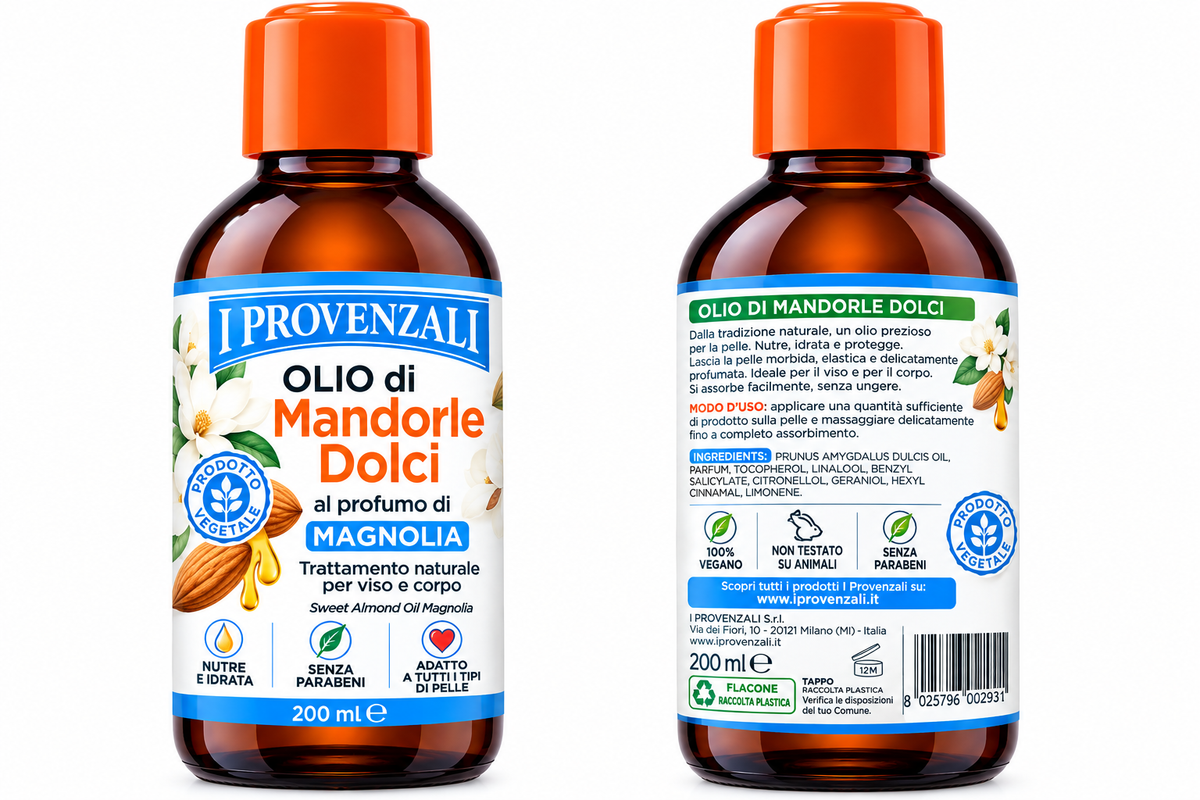 I Provenzali Sweet Almond Oil – Magnolia | 200ml